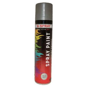 Q-Spray Paint Engine Enamel Silver 300ml