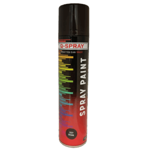 Q-Spray Paint Deep Brown 300ml