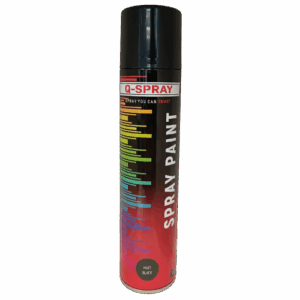 Q-Spray Paint Matt Black 300ml