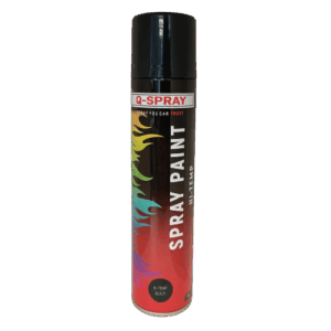 Q-Spray Paint Hi-Temp Black 300ml