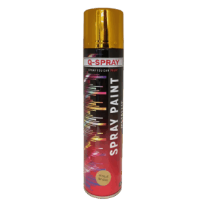 Q-Spray Paint Metallic 18K Gold 300ml