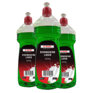 Q-Wash Dishwashing Liquid Green 750ml