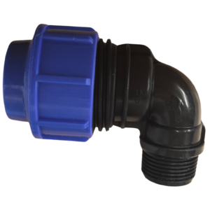 High Pressure Elbow Thread Male 25mm x 3/4"