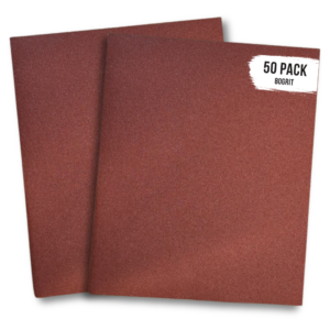 Sandpaper Wet/Dry Alum Oxide 230x280 80Grit 50Pcs